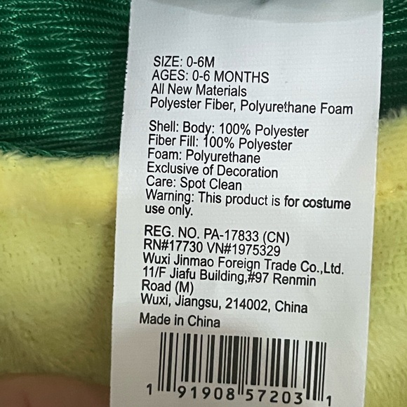 NWT Hyde & Eek Infant Dinosaur Costume Sz 0-6 Mo - Picture 9 of 9